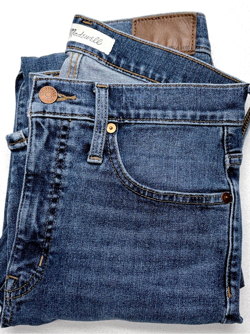 Madewell Skinny Jeans Women’s 26 Blue High Rise 10” Stretch Denim